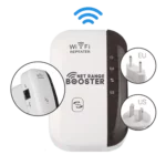 Net Range Booster with LAN Port/AP Mode, Supports WPS Easy Setup, WiFi Signal Booster Compatible with All WiFi Devices